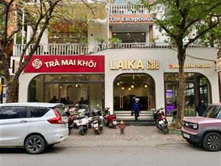 Hot! cho thuê nhà phố nguyễn thị định, tổng dt gần 300m, mt lô góc 25m giá chỉ 52tr mọi mô hình
