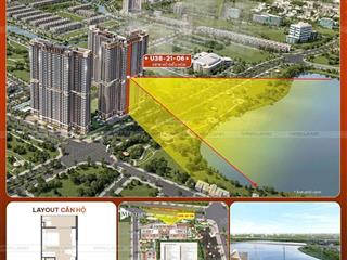 Masteri lakeside studio hoa hậu view trực diện hồ điều hoà gia lâm, tầng 21 nhỉnh 2.3 tỷ