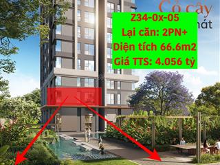 Masteri lakeside 2n+ 66.6m2 thông thuỷ, view thác nước cực chill, chỉ 61tr/m2   0989 046 ***