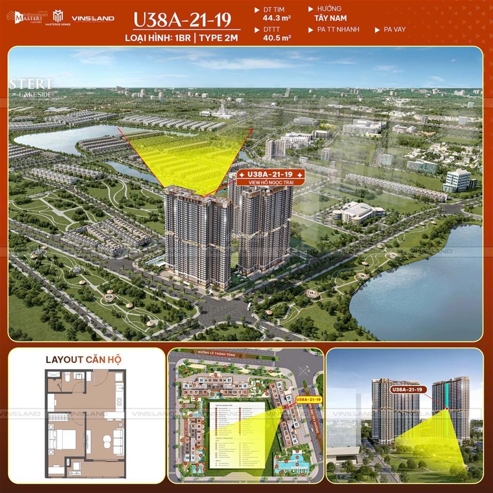 Độc quyền 1n, 1n+ rẻ nhất masteri lakeisde chỉ từ 2.83.2, chiết khấu cao nhất thị trường