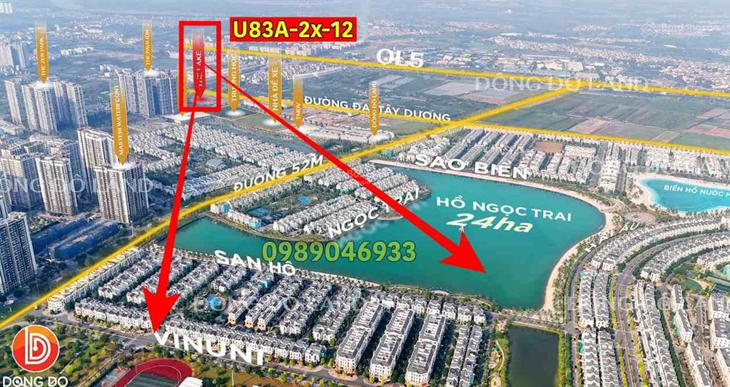 Duy nhất 2n+ đẹp nhất masteri lakeside, ôm trọn view hồ ngọc trai, sát nhà xe nổi, kế cận 2 trường!