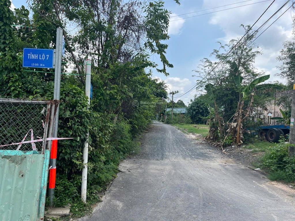 Đất thổ cư 2 mặt tiền đường tỉnh lộ 7, củ chi, tp.hcm