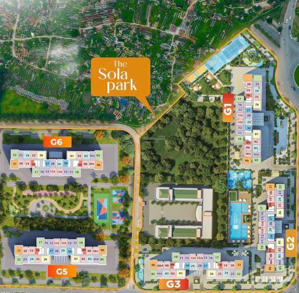Chính chủ bán căn 3 ngủ 75m tầng trung tòa g2 phân khu solapark đóng tiến độ giãn 5% giá 6,25 tỷ