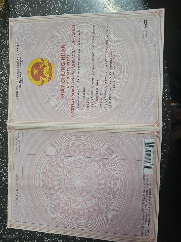 Chính chủ bán giãn dân hà liễu. phương liễu quế võ
diện tích 90m mặt 5m vị trí giãn dân hà liễu.