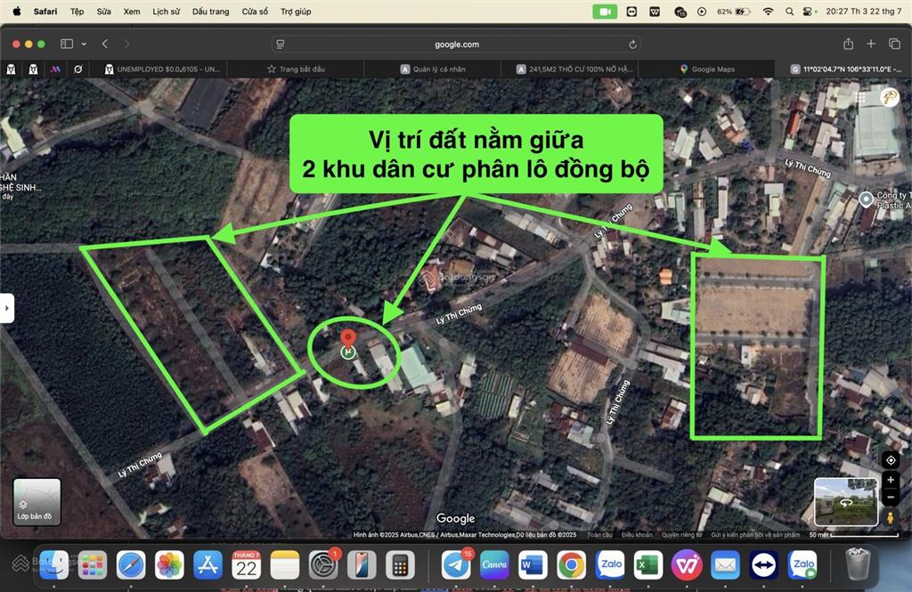Đất đẹp xây trọ, làm xưởng xã phú hòa đông mới 5x49m, full thổ cư liền kề 2 dự án lớn