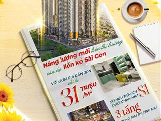 Chạm ngưỡng 1,5 tỷ sở hữu ngay căn hộ bcons solary 2pn giữa trung tâm dĩ an, tphcm