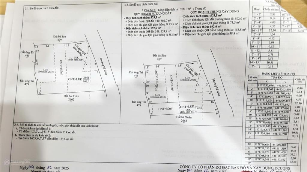 Bán đất (tc 80m2, tc 107m2) đường số 1, xã suối nghệ cũ, nay là xã ngãi giao, tp hcm