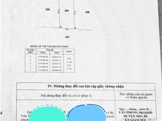 Bán đất xây căn hộ dv, biệt thự 10*20m, hxh 6m, 6 tỷ, lê văn lương nhà bè shr