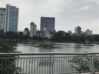 (view hồ, kimh doanh, dòng tiền) bán nhà mặt phố hồ đắc diđống đa, dt 55m2 x 4 tầng x giá 28,x tỷ.