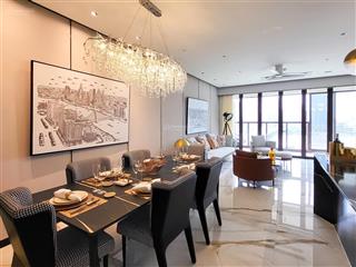 Căn hộ 4pn the galleria metropole thang máy riêng view trực diện sông full nội thất 95 triệu/tháng