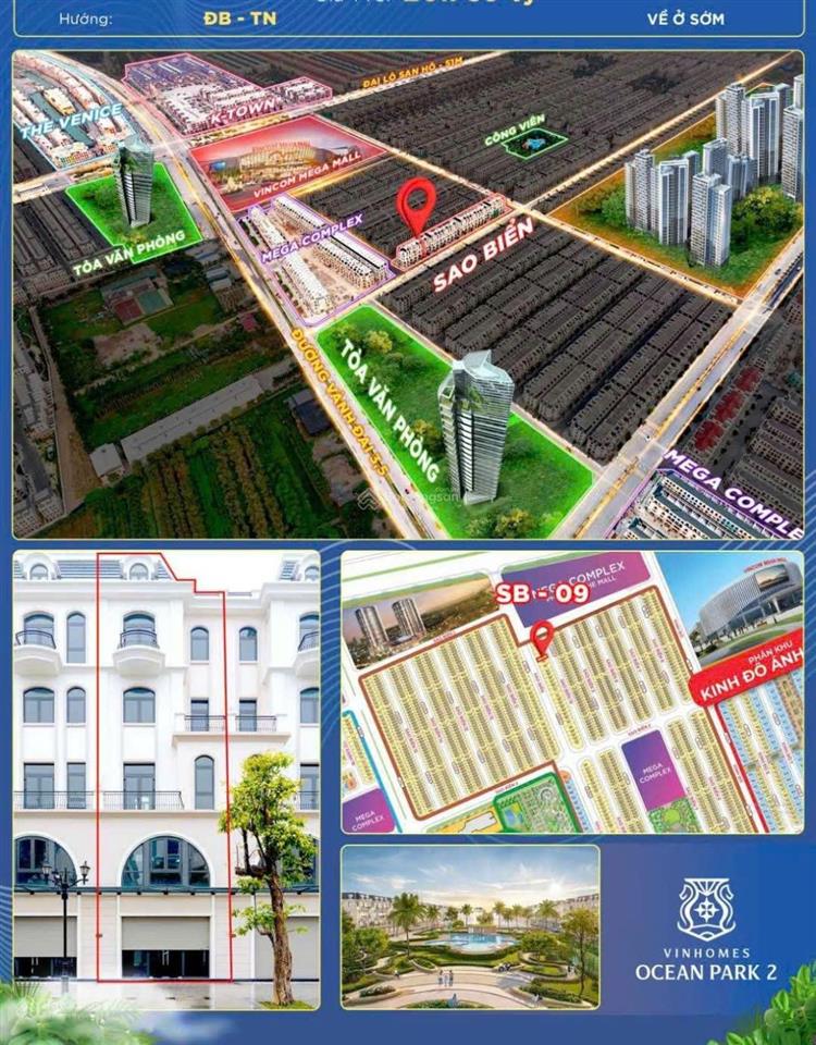 Hot siêu cắt lỗ hơn 1 tỷ căn shophouse sao biển lâu dài 6t gần 9 tòa cc đã bán tại ocp2