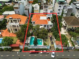 Biệt thự hồ bơi sân vườn khu compound khu thảo điền dt 24 x 36m, dtcn 830m2