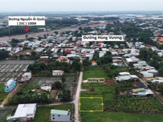 Đất vĩnh thanh, 1/ hùng vương, 593m2, có 176m2 thổ cư, đường xe tải, cách đường 25c  300m