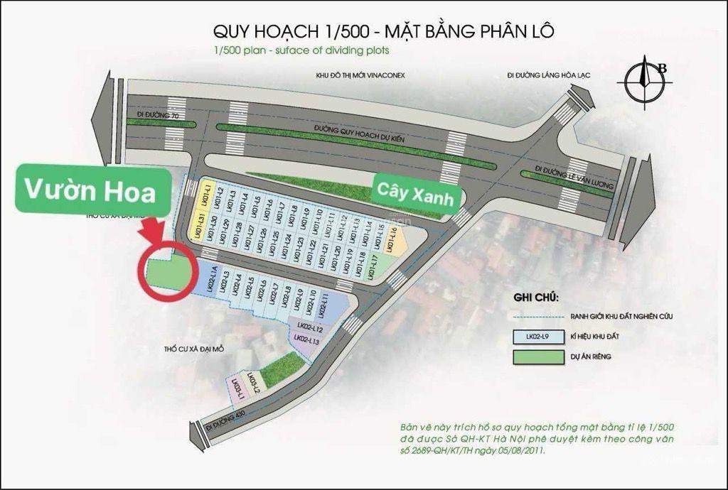 Nhà khu đô thị đại mỗ  tig bàn giao thô, 5 tầng, mặt tiền 6m  18,6 tỷ