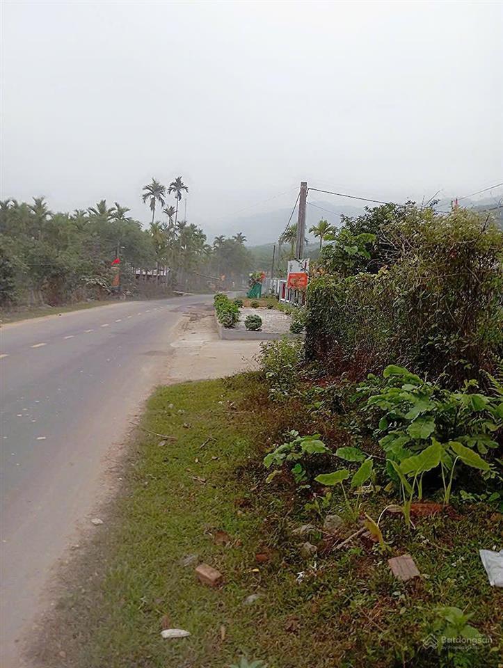 Bán đất tặng nhà mặt tiền quốc lộ 14g, xã ba, huyện đông giang. vị trí đắc địa, tiềm năng
