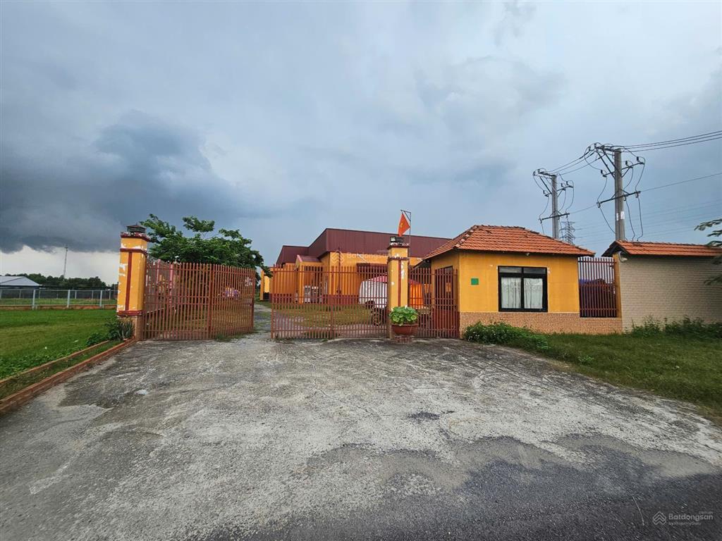 Bán kho, nhà xưởng 35,99 tỷ, 6929m2 tại lê thị vui, phước hiệp, củ chi, hcm giá cực chất
