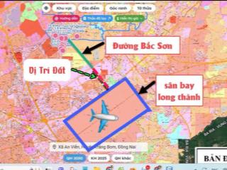 Chốt nhanh lô 100m2 ngay trung tâm thành phố sân bay long thành  kinh doanh buôn bán sầm uất. shr