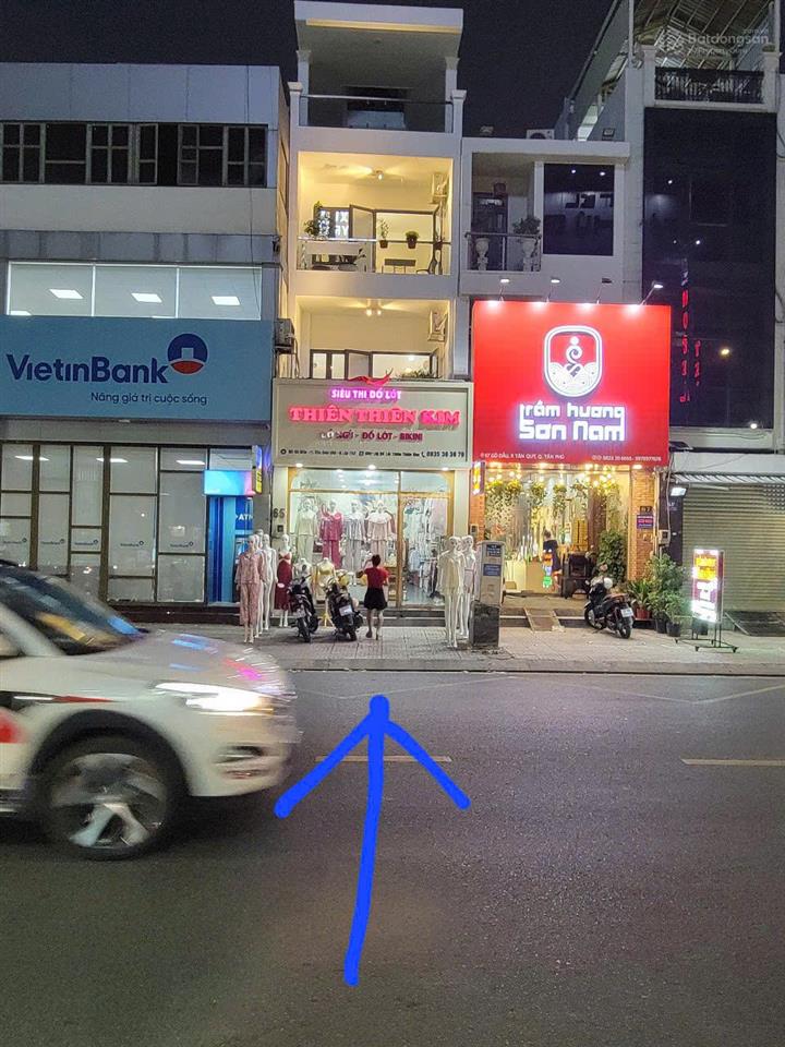 Bán nhà 4 tầng mtkd sầm uất đường gò dầu, quận tân phú 78m2 chỉ có 21,3 tỷ