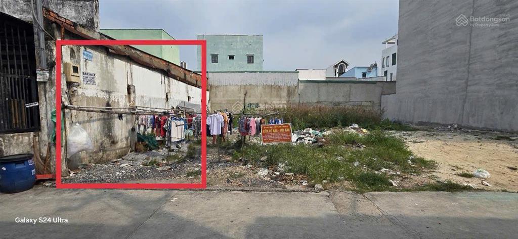 Cần bán nền đất đẹp gần chợ lê đình cẩn bình tân dt 80m2 xe hơi tới đất, giá 4,6 tỷ