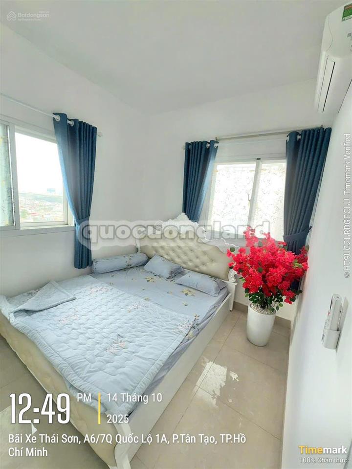 Bán chung cư thái sơn. bình tân. 62m2. 2pn, 1wc. nhà mới tặng lại nội 2.3 tỷ.tl sổ hồng sẵn