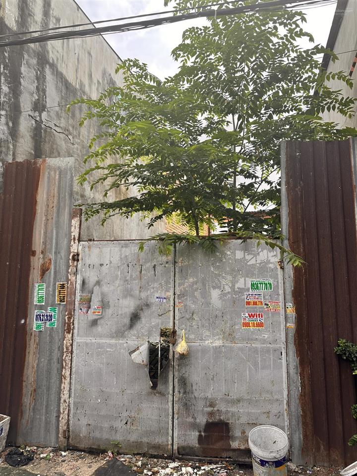 Bán đất xuân thới đông 3, 3,6 tỷ, 82,3m2 đường vào 4m, 2 mặt tiền hẻm thông