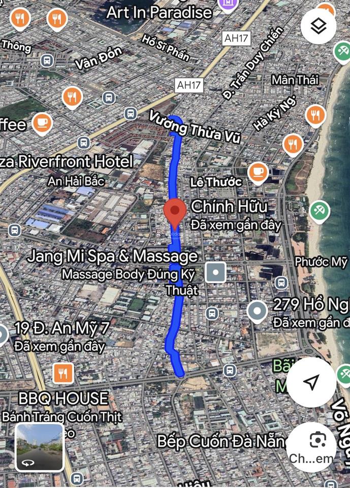 Chính chủ cần bán gấp lô đất 370m2 mt chính hữu  sơn trà. cơ hội đầu tư