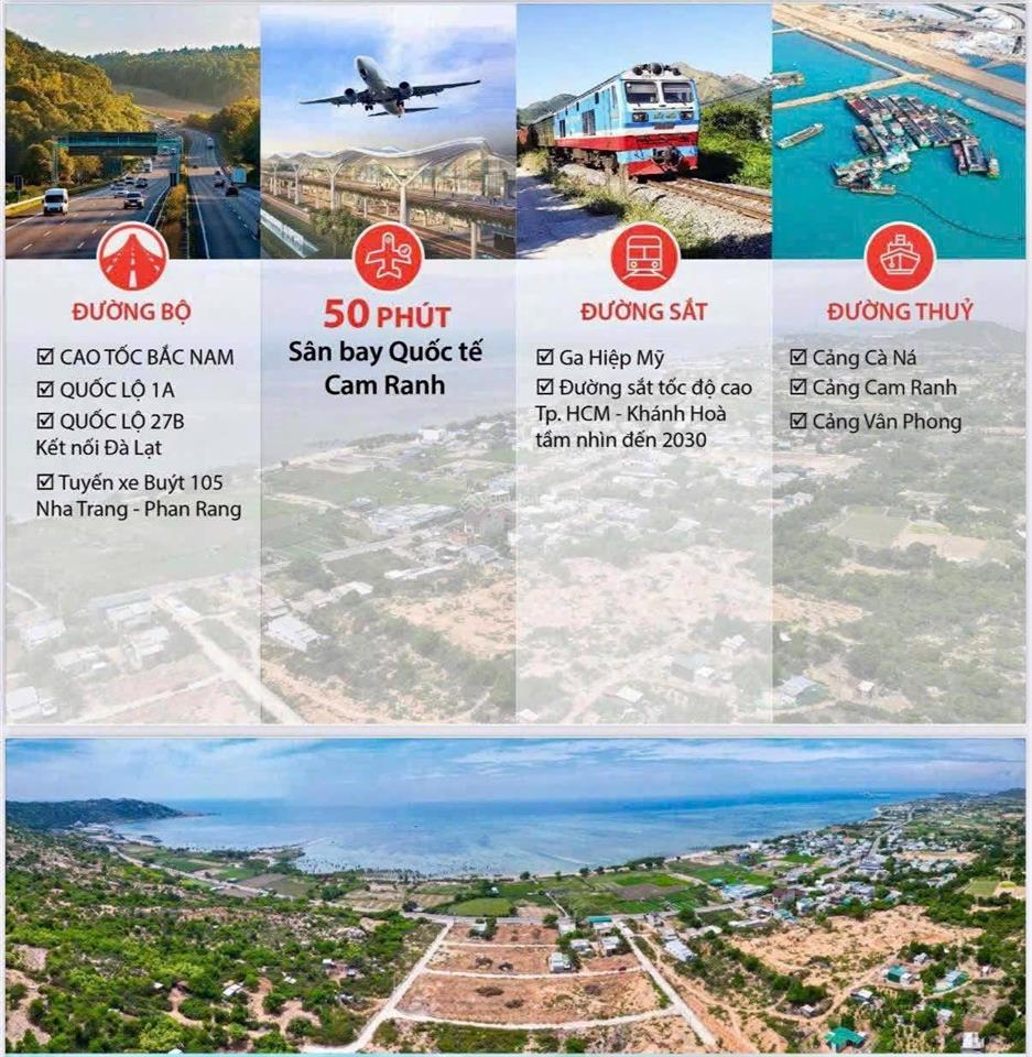 Đất thổ view biển 121m2  lưng tựa núi, chỉ từ 16tr/m2