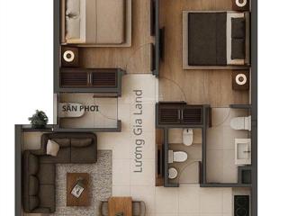 Bán gấp căn 2pn 62m2 cc dream home riverside q8  giá đầu tư 1 tỷ 450 (100%)