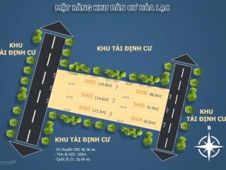 Dự án còn sót lại 1 lô đất (lô sh02) siêu đẹp tại trung tâm công nghệ cao hoà lạc