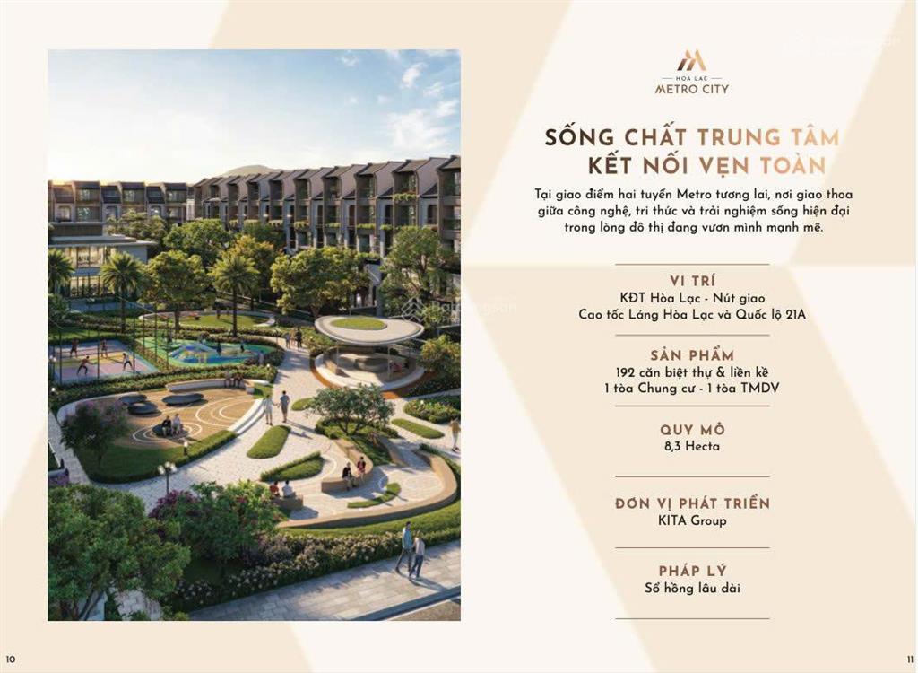 Đầu tư dự án đầu tiên tại hòa lạc vốn ban đầu chỉ 5tỷ  htls bank 24 tháng | metro city