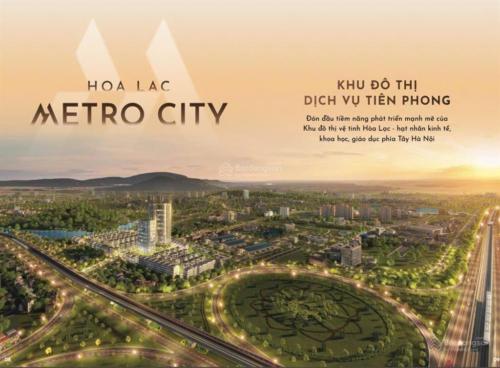 Đầu tư dự án đầu tiên tại hòa lạc vốn ban đầu chỉ 5tỷ  htls bank 24 tháng | metro city