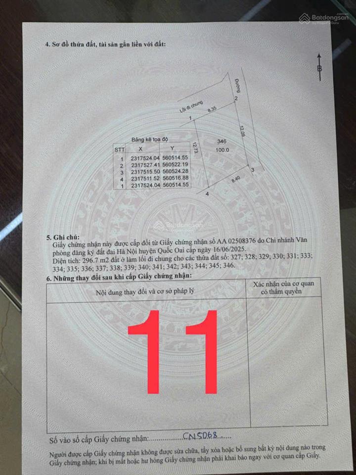 Bán gấp lô góc 100m2 full thổ cư  mặt tiền 8.35m  view hồ xã hoà thạch | giá chỉ 25tr/m2