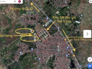 Bán gấp đất đấu giá thạch thất, mặt tiền 8m