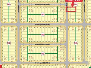 Bán lô th17 đường 15m dự án mega city 2 tại phú hội, nhơn trạch, đồng nai