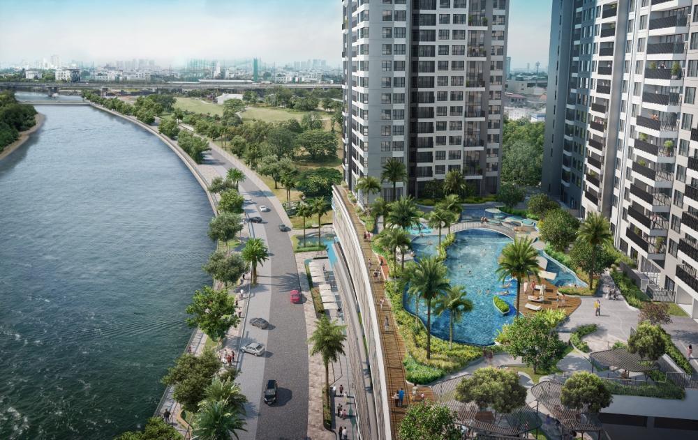 Cần bán nhanh căn penthouse the view. q7 view sông. dt 305m. bán 24.5 tỷ