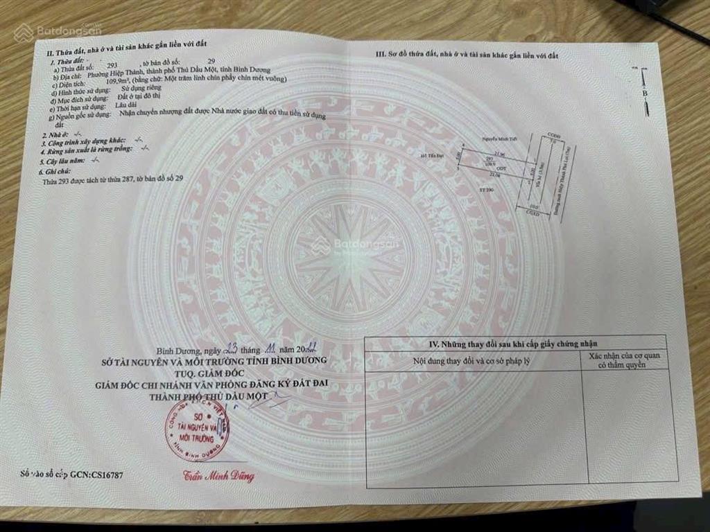 Bán nhà mặt tiền hiệp thành gần vòng xoay hiệp thành