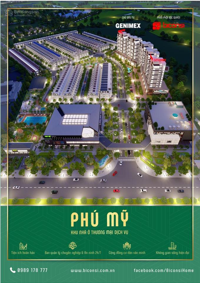 Bán nhà 1 trệt 2 lầu khu đô thị dịch vụ phú mỹ