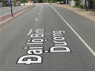 Bán đất mặt tiền đại lộ bình dương, giá rẻ như đất trong hẻm