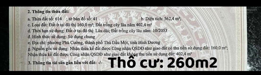 Bán đất mặt tiền nguyễn an ninh ngay trung tâm ngã 6 nhà sách bình minh
