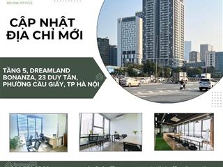 Văn phòng ảo  văn phòng trọn gói tại 23 duy tân. duy nhất phòng view đẹp giá ưu đãi hè