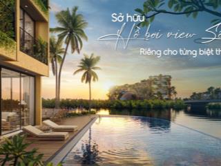 Vip biệt thự rừng dừa view quảng trường nhạc nước và view rừng dừa dt 260m2  dòng tiền 1,5 tỷ/năm