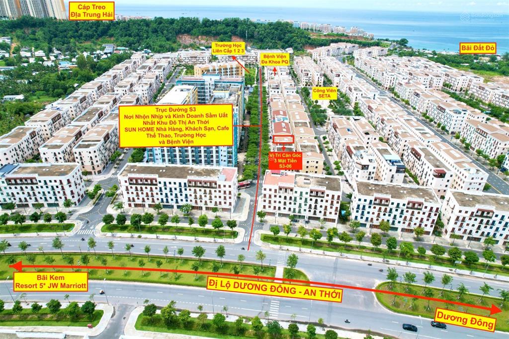 Bán lỗ căn shophouse sun grand pq. đã có sổ hồng sở hữu lâu dài vị trí siêu đẹp và sầm uất nhất khu