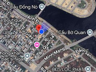 Bán đất đường bờ quan 11 kđt nam hòa xuân gần sông & đảo kim cương giá tốt nhất khu vực