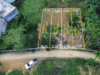 4 lô đất tại thanh sơn, lương sơn, hoà bình, dt 125m2, mt 5m