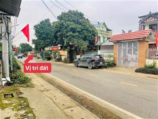 Chính chủ bán lô đất mặt trục chính đường liên xã cách đường ql 21 chỉ 500m gần khu cnc hòa lạc