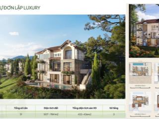 Cđt bán căn đơn lập luxury mặt trực diện hồ siêu vip duy nhất tại dự án, hơn 400m2 sàn. ký cđt bim