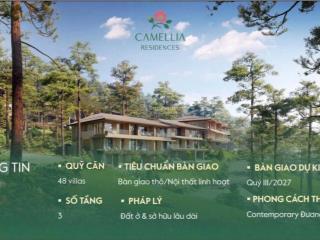 Suất ngoại giao rẻ hơn 15% tt, biệt thự 252m2 nằm trên đồi view khách sạn intercon khu camellia 6*