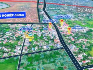 (cam kết rẻ nhất) 3 lô đất siêu phẩm sát kcn  cách tràng duệ 3 chỉ 200m full sổ bao sang tên