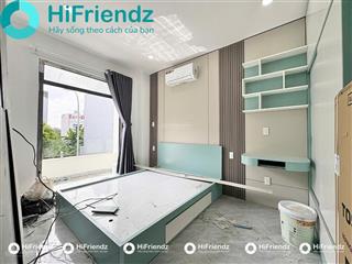 Tòa căn hộ studio mới toang  ban công siêu thoáng  full nội thất