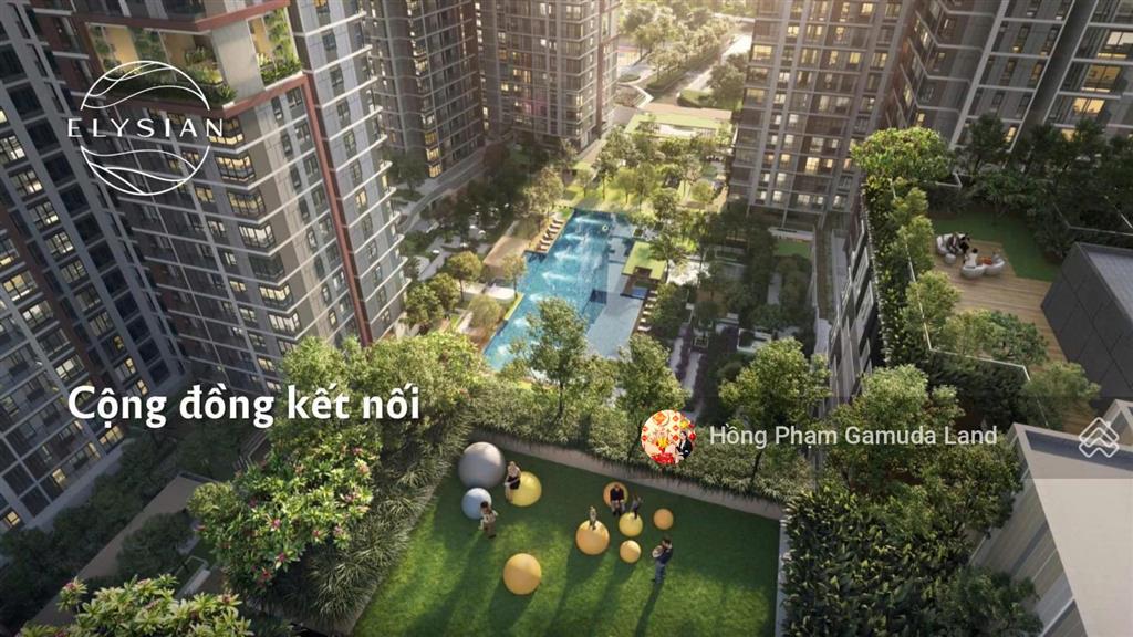 Giỏ hàng elysian 1pn+1, 1 wc 53m2  thanh toán 5% ký hđmb  view hồ bơi đẹp nhất dự án
